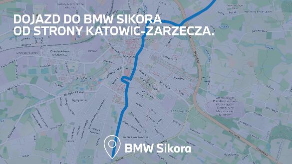 Dojazd od Katowic-Zarzecza