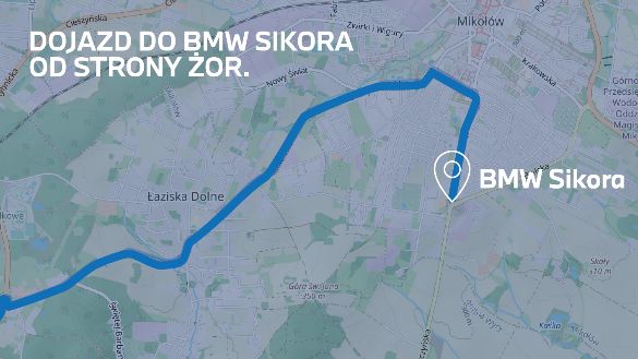 Dojazd od Żor